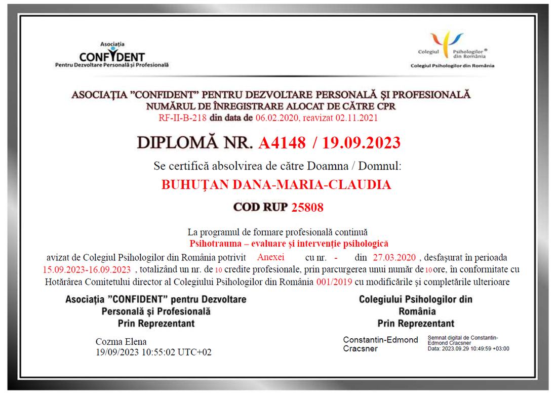 Psihotrauma: evaluare și intervenție psihologică