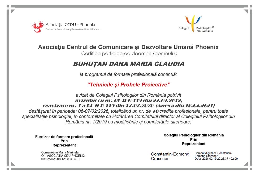 Tehnicile și probele proiective